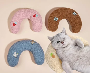 Pet calming U shaped pillow