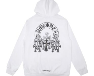 Chrome Hearts Hoodie Multiple Cross White