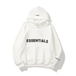 Elegance: Embrace the White Essentials Hoodie