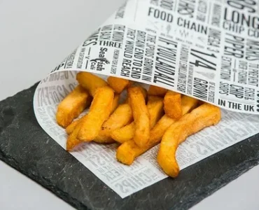 Printed greaseproof paper